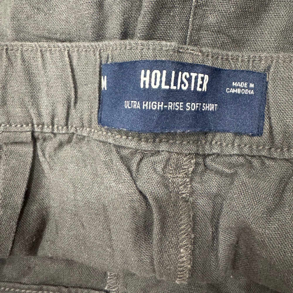 3 for $10 Hollister Ultra High-Rise Soft Short Gray Medium Pockets Grey - Picture 14 of 14